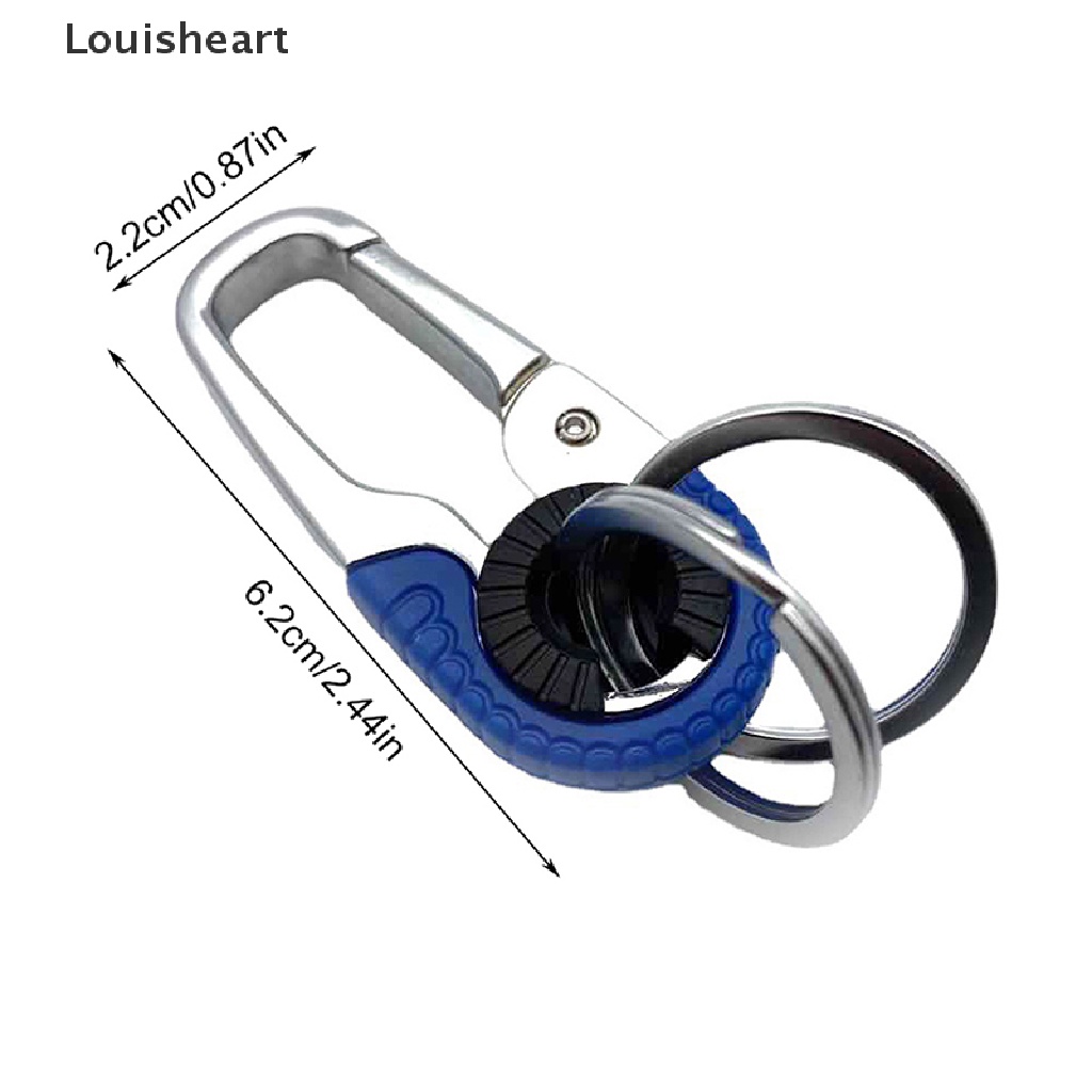 1 Móc Khóa Đôi Bằng Thép Không Gỉ Louisheart TFG