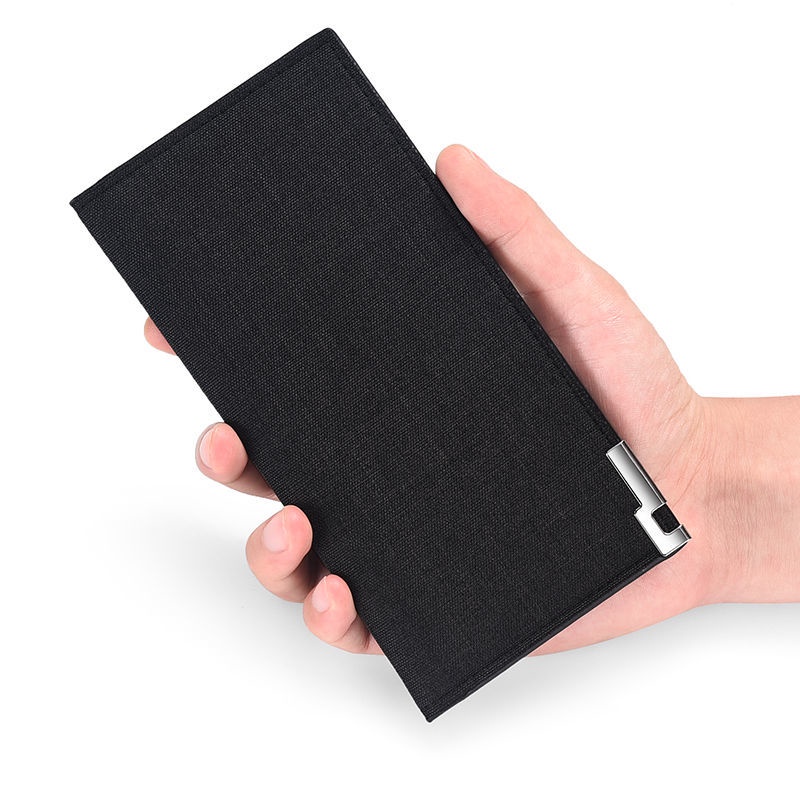 Ví Nam Bằng Vải canvas Siêu Mỏng Nhiều Ngăn Đựng Thẻ Tiện Dụng Thời Trang 2022