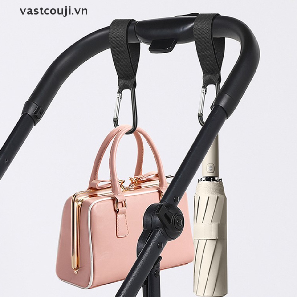 Móc Treo Đồ Gắn Xe Đẩy Em Bé Bằng Hợp Kim Nhôm Tiện Dụng