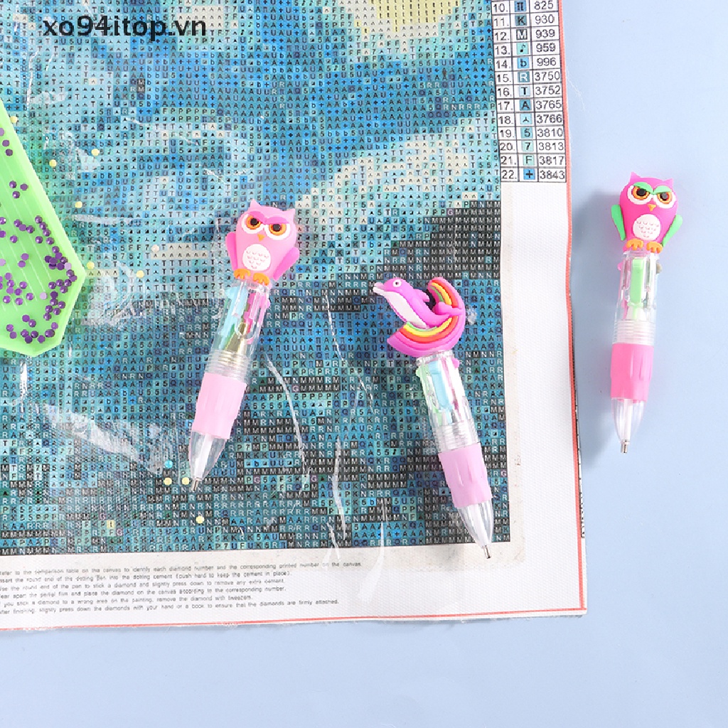 1 Bút Đính Hạt Cườm Hình Tròn / Vuông Tiện Dụng Cho Làm Tranh Đính Đá Thủ Công