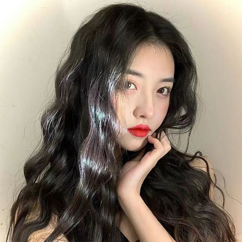 Bộ Tóc Giả Xoăn Màu Trắng Hồng Nhạt Phong Cách Lolita Dành Cho Nam Nữ