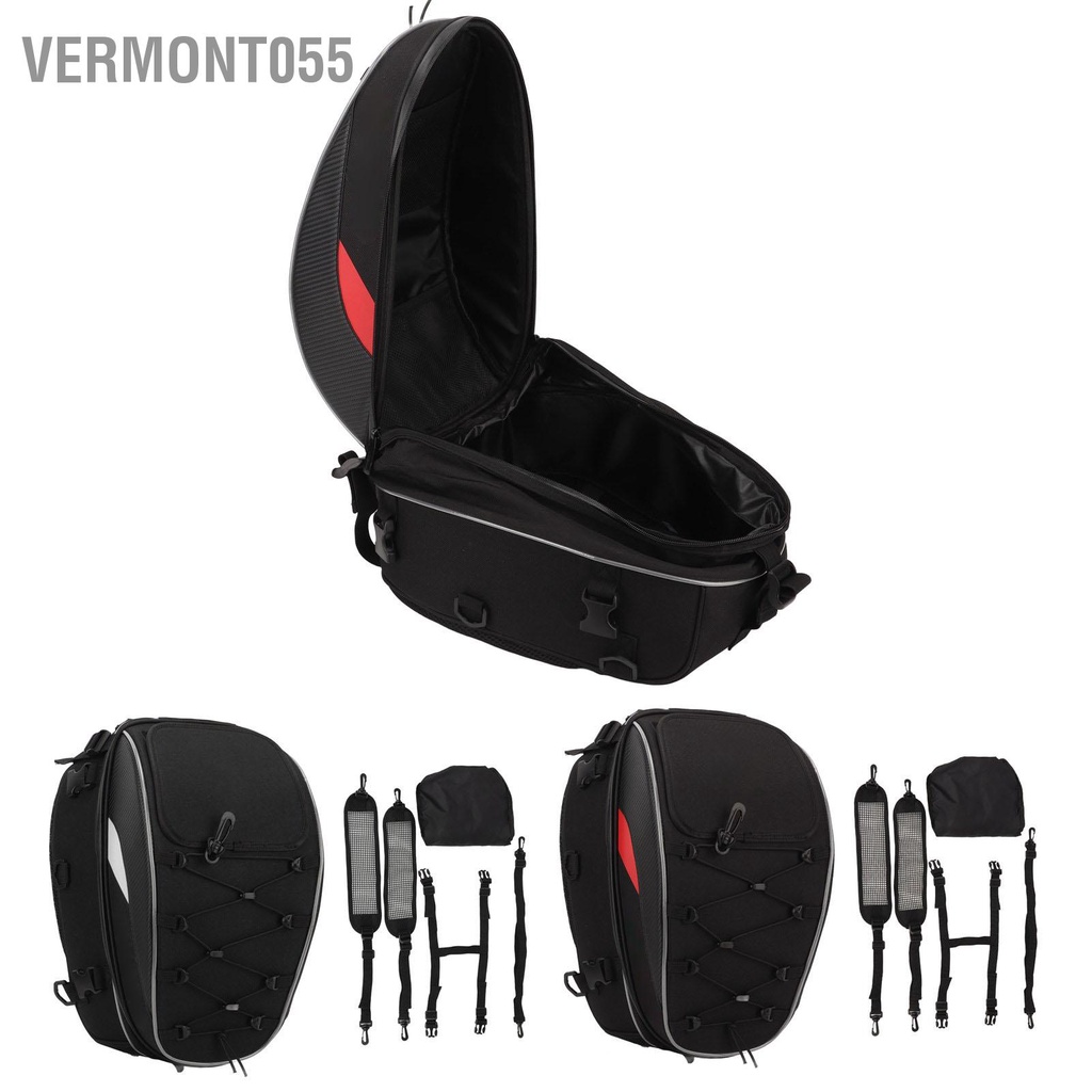 Vermont055 Đuôi Xe Máy Túi Đa Năng Chống Thấm Nước Dáng Cổ Điển Mũ Bảo Hiểm Hành Lý Ba Lô Cho Dirt Bike