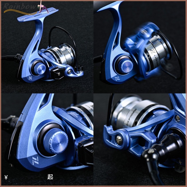 Máy Câu Cá Mini Sr100 Với Tay Cầm Có Thể Đảo Ngược Tỷ Lệ 5.2: 1 12kg Max