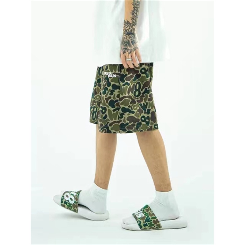 Whosis8- Quần Short Thể Thao Họa Tiết 8 logo Duck Hunt Họa Tiết Rằn Ri Phong Cách Truyền Thống Dành Cho Nam Và Nữ