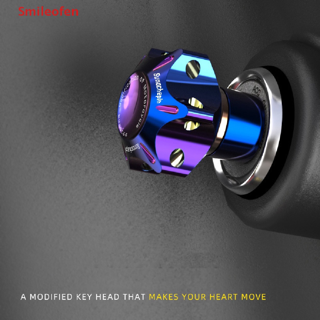 [Smileofen] Móc Chìa Khóa CNC Đầu Lục Giác Bằng Titan Thông Dụng Cho Xe Máy Mới