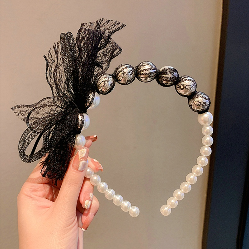 Băng Đô Ren Đính Ngọc Trai Sang Trọng Cho Nữ dreamdiary