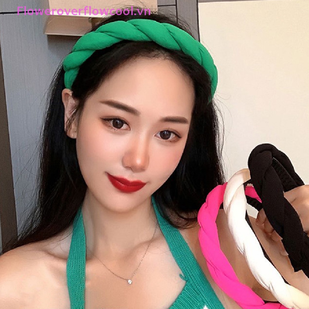 Cài Tóc Dạng Xoắn Họa Tiết Màu Trơn Thời Trang