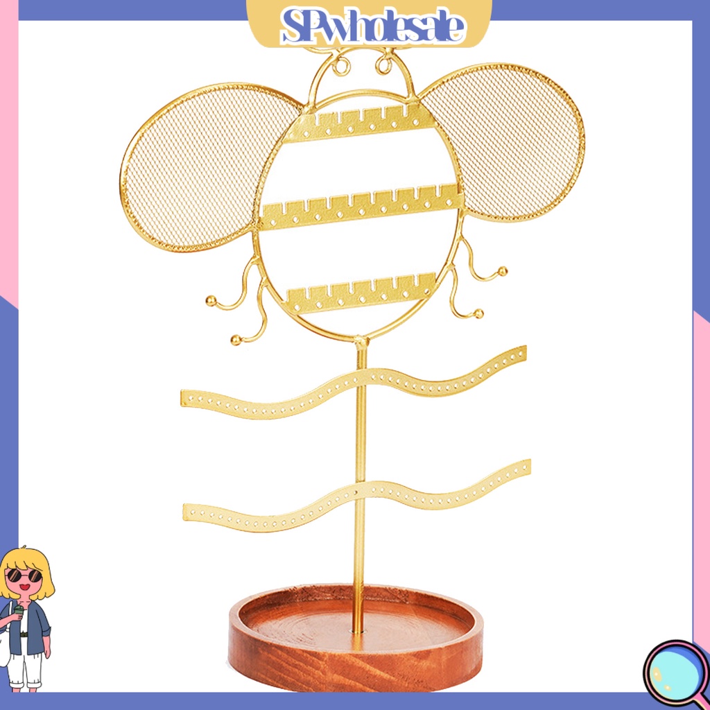 <SPwholesale> Giá Đỡ Trưng Bày Trang Sức Hình Tai Mèo Bằng Sắt Rèn Luyện Không Gian