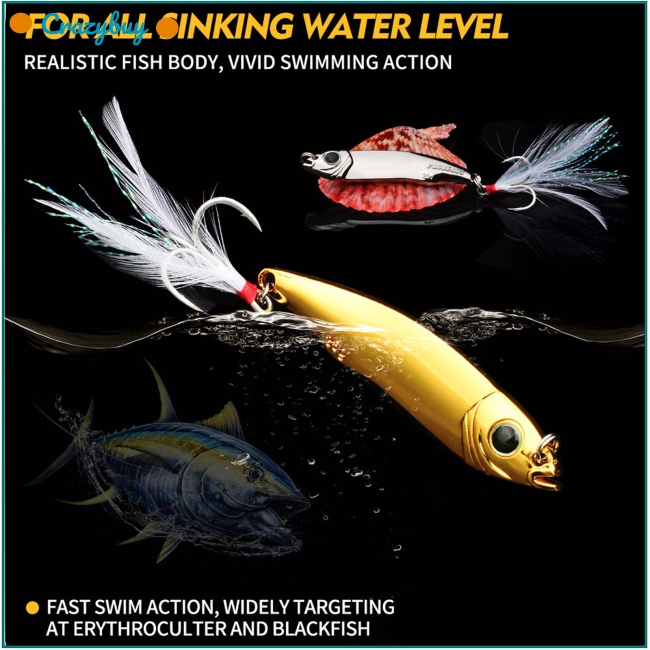 Cr Set 5 Mồi Câu Cá Giả Có Thể Tái Sử Dụng Kèm Móc Treo Tiện Dụng