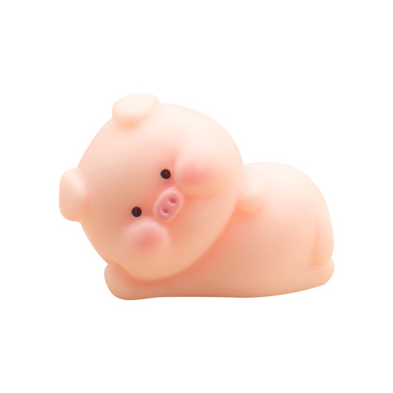 Đồ Chơi Mô Hình Chú Heo Con Bằng Nhựa Dễ Thương Xinh Xắn