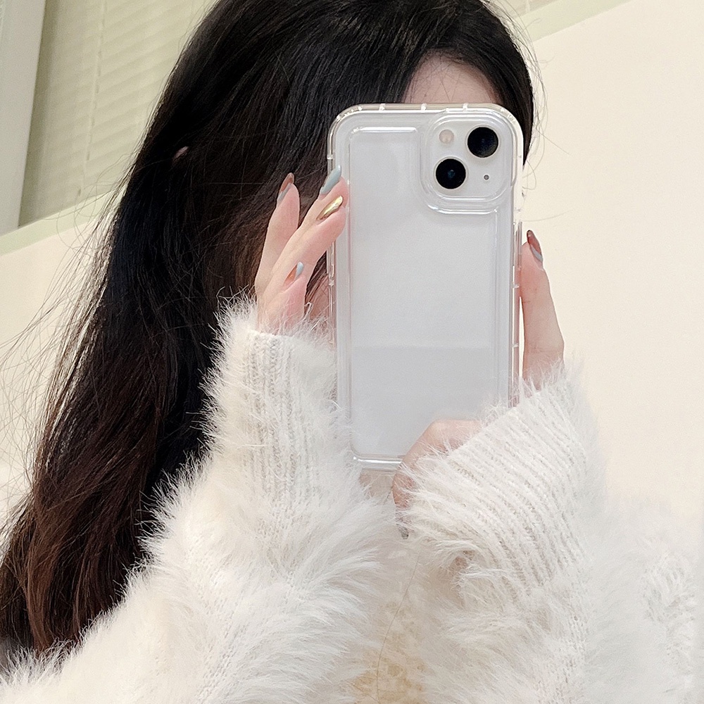 Ốp Điện Thoại Mềm Trong Suốt Chống Sốc Cho IPhone 14 11 Pro Max 13 12 8 7 Plus XS X XR SE 2020