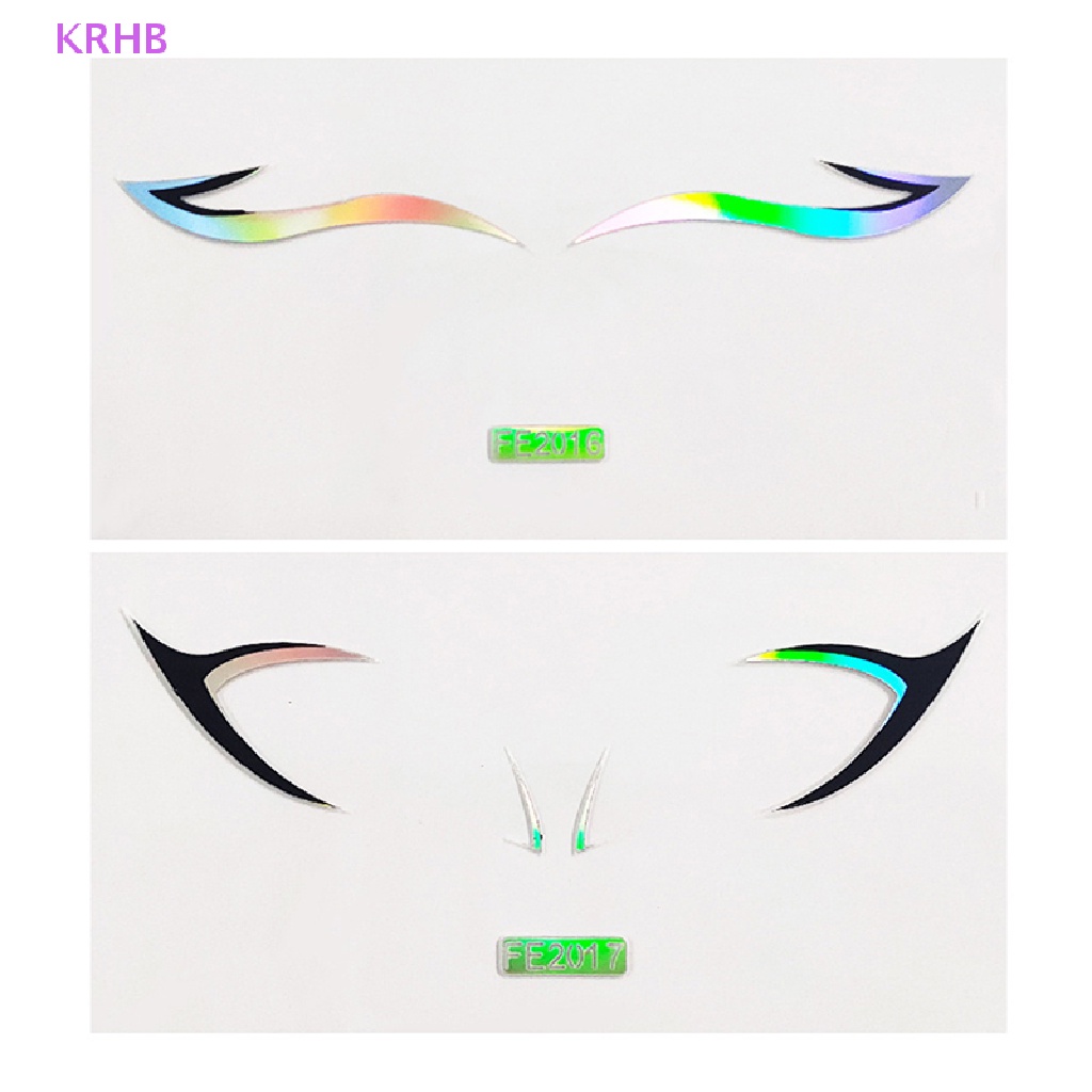 1 Cặp Nhãn Dán Trang Trí Mắt Lễ Hội Màu Laser Độc Đáo