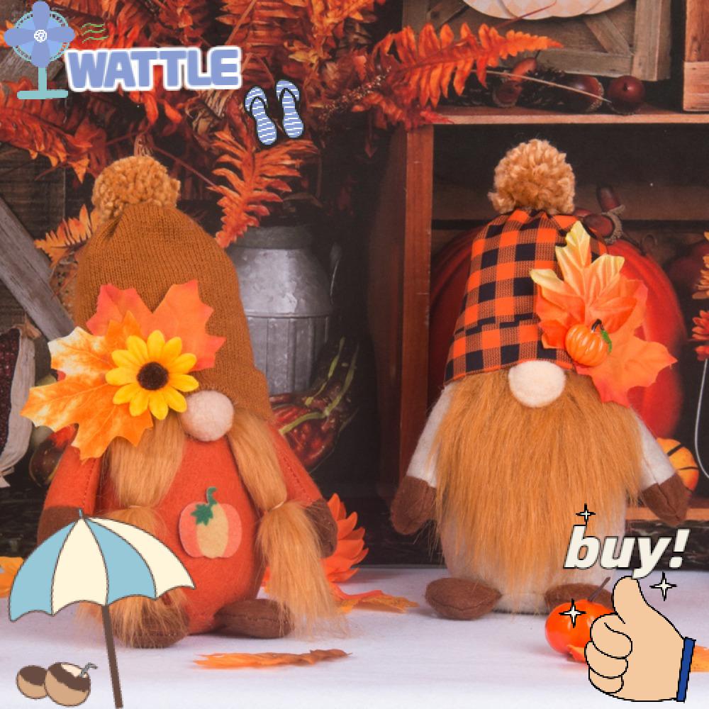 Wttle Fall Gnome Búp Bê Lá Phong Trang Trí Lễ Tạ Ơn Lễ Tạ Ơn Halloween