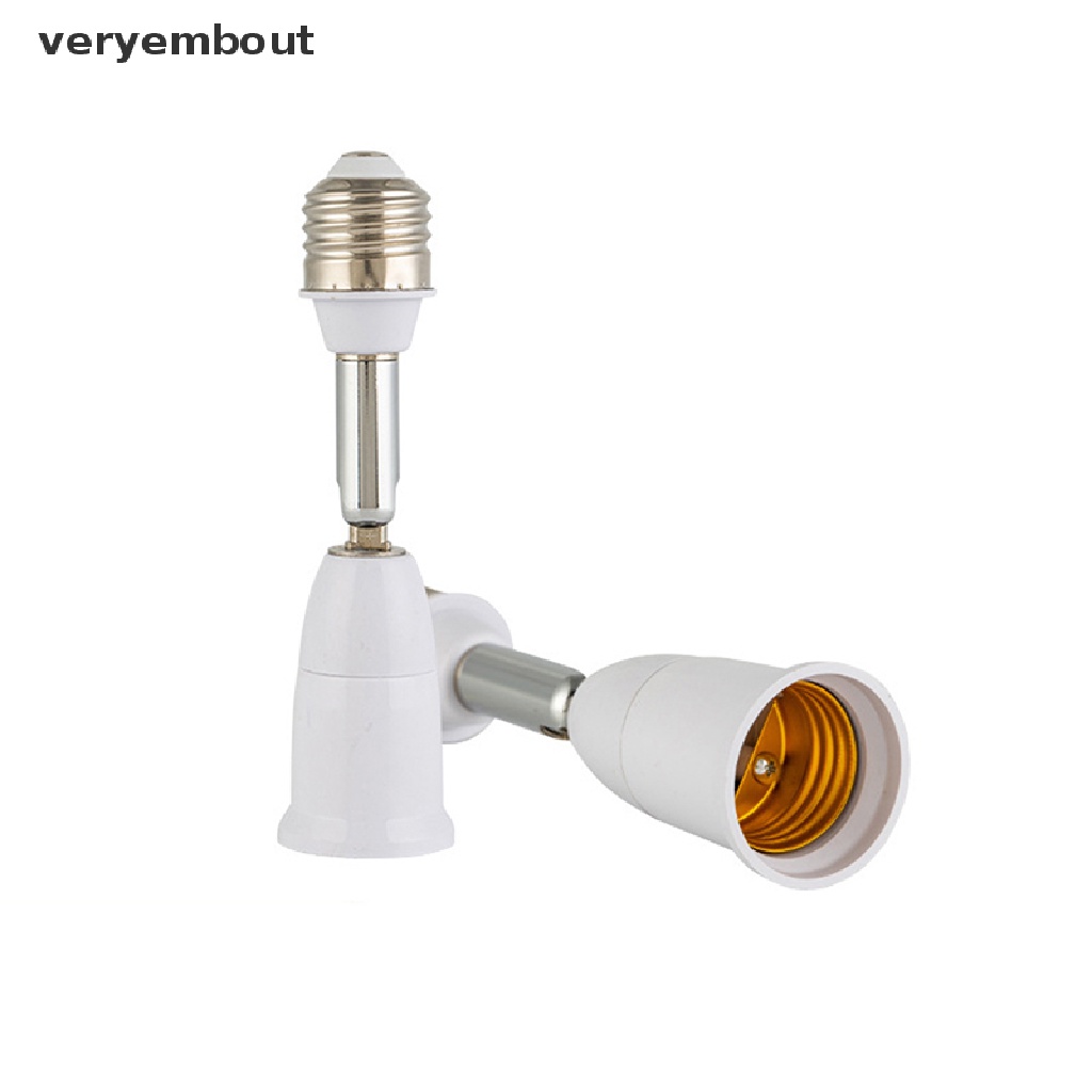 1 Chuôi Đèn Chuyển Đổi E27 Sang E27 Xoay 180 Độ Tiện Dụng