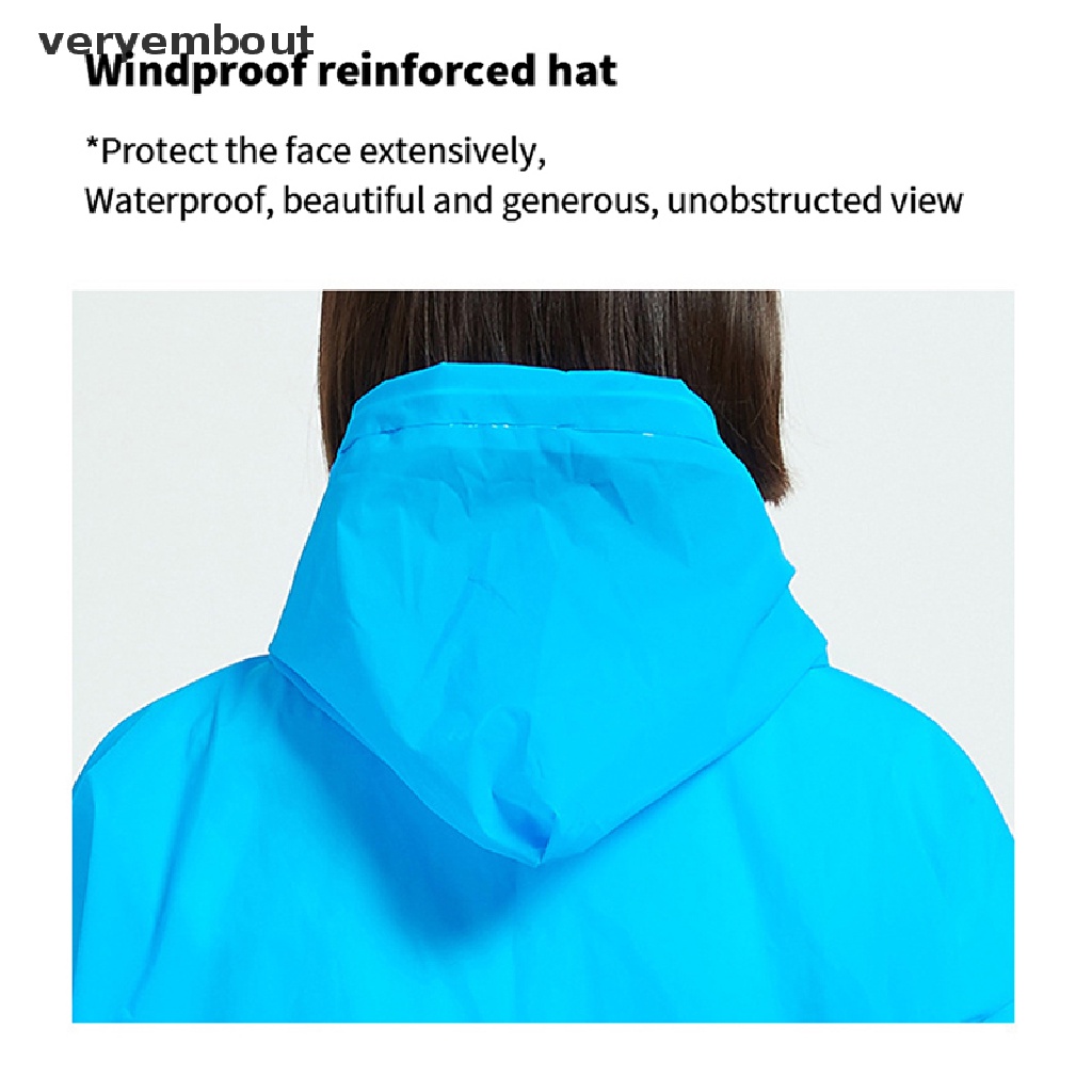 Áo Mưa Dày Dặn Chống Thấm Nước Có Mũ Trùm Tiện Dụng Cho Nam Và Nữ