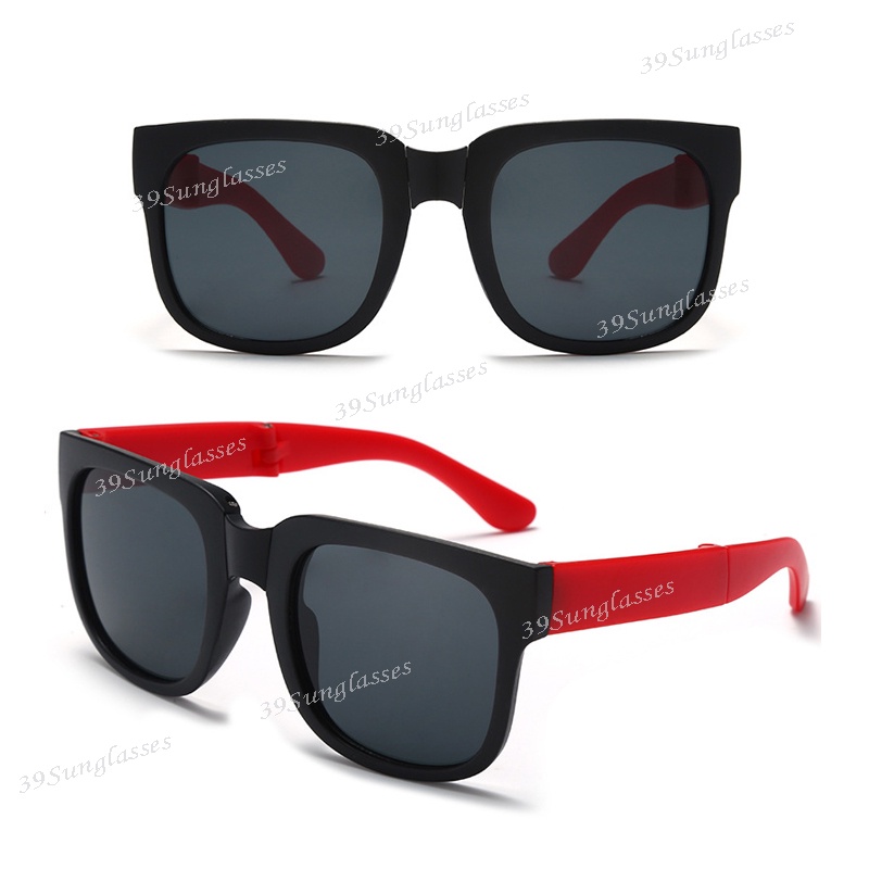 Kính Mát Gọng Vuông Nhiều Màu Sắc Chống Tia UV Phong Cách Hàn Quốc Dễ Thương Dành Cho Bé Trai Và Bé Gái