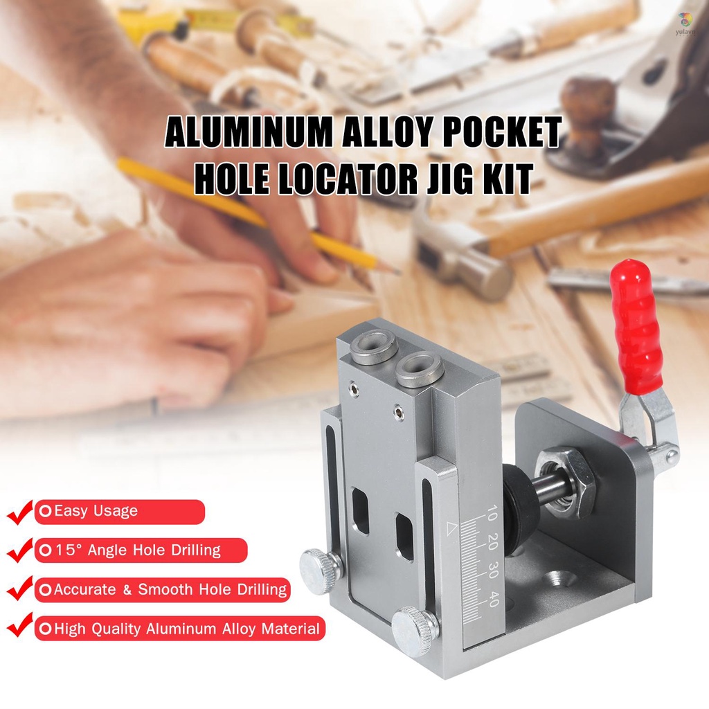 Bộ Dụng Cụ Định Vị Lỗ Khoan 15 Độ Bằng Hợp Kim Nhôm Chuyên Dụng