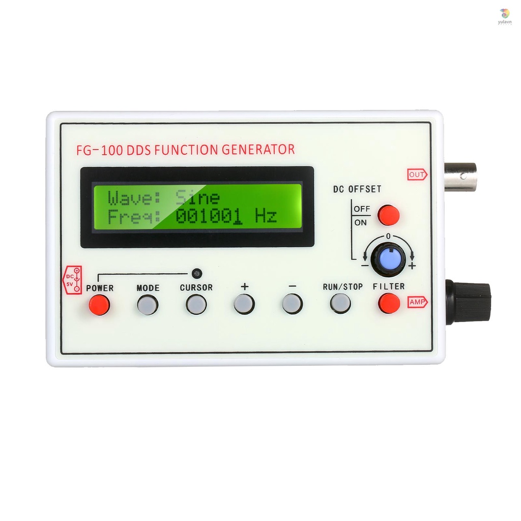 Mô Đun Đo Tần Số Âm Thanh 1HZ-500KHZ FG-100 DDS Đa Năng Chuyên Dụng