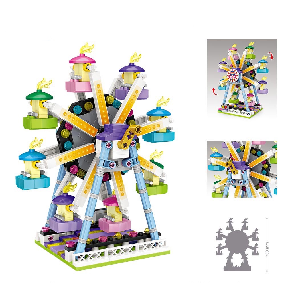 Công Viên Trẻ Em Mô Hình Lắp Ráp Dễ Thương Với Đồ Chơi Block Toys-Món quà tuyệt vời cho người thân yêu