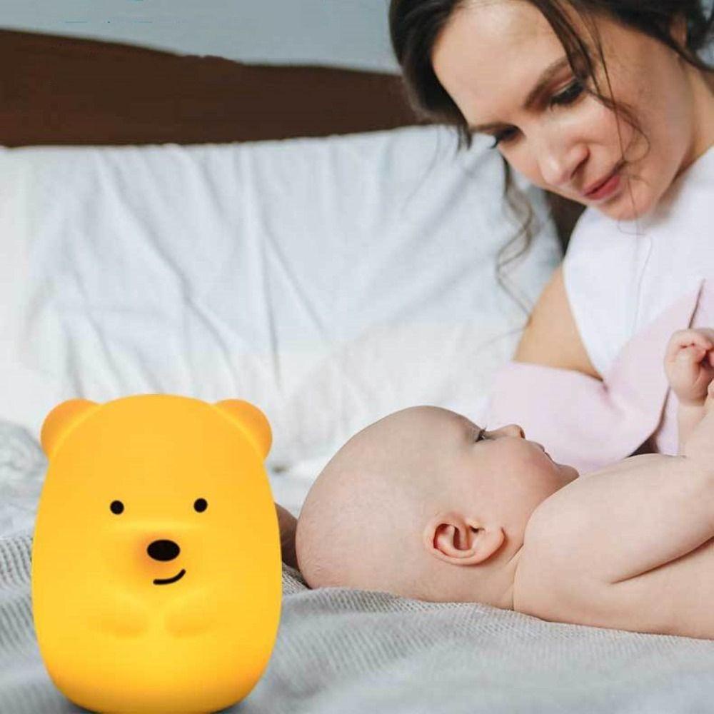 Đèn Ngủ Điều Khiển Từ Xa Có Thể Sạc Lại Tiện Dụng