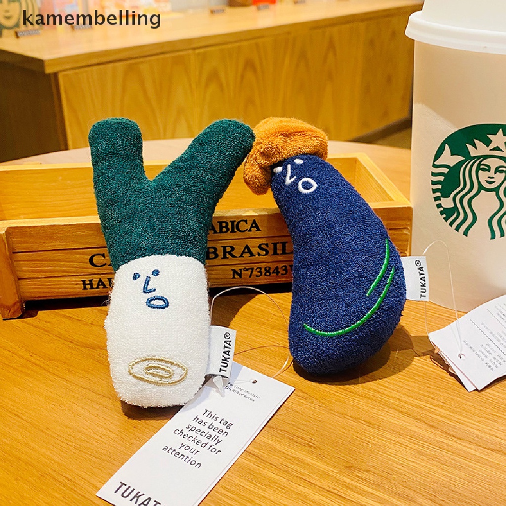 Kamembelling Đồ Chơi Nhồi Bông Thủ Công Hình Chú Chó Béo Scallions Tỏi / Nấm Dễ Thương Dùng Làm Móc Khóa / Quà Tặng Sinh