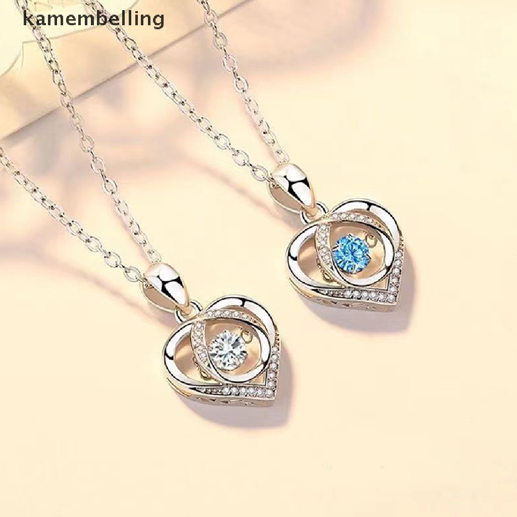 Vòng cổ Hợp Kim Mặt Trái Tim Đính Đá Xinh Xắn Cho Nữ