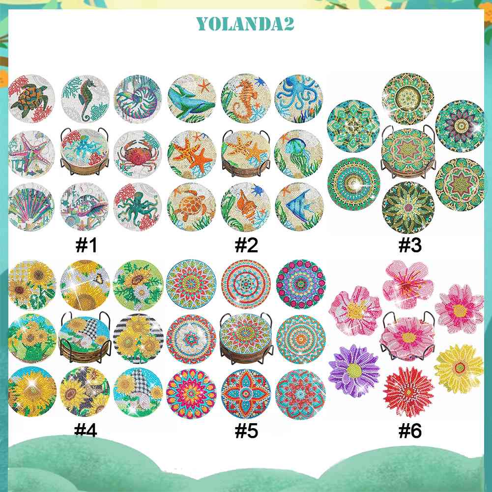 Đế Lót Ly Pha Lê Có Thể Tái Sử Dụng Kèm Giá Đỡ Tiện Lợi Sự Bảo Vệ