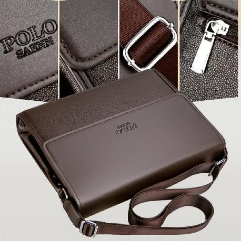Túi Xách Da POLO Chống Thấm Nước Phong Cách Doanh Nhân Sang Trọng Cho Nam