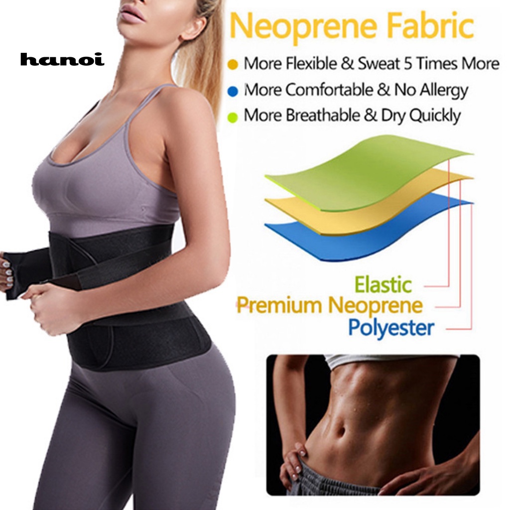 Đai Quấn Eo Hỗ Trợ Đốt Cháy Mỡ Thừa Tiện Dụng Khi Tập Yoga / Thể Thao