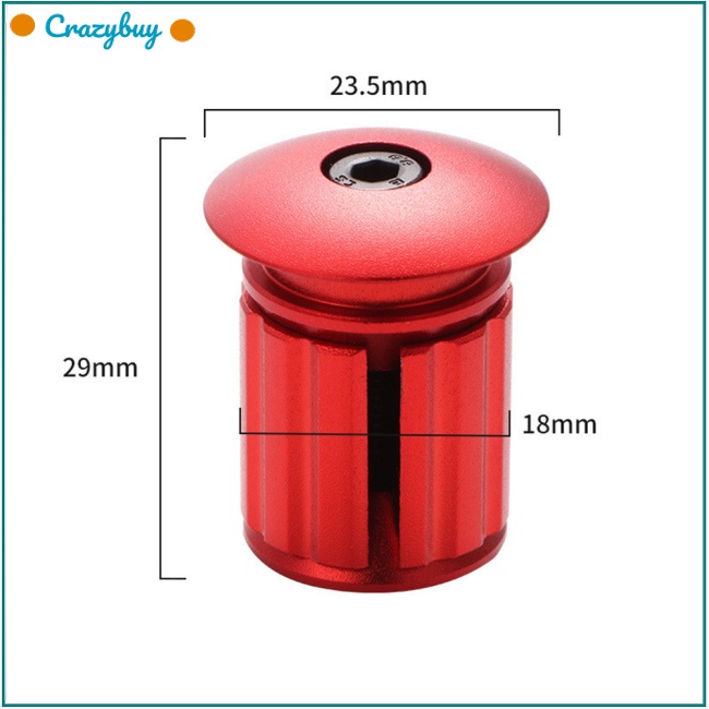 Cr 1 Cặp Nút Gắn Tay Lái Xe Đạp Leo Núi Bằng Hợp Kim Nhôm Có Thể Gấp Gọn