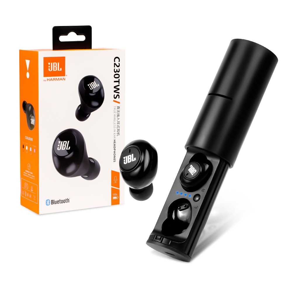 Tai Nghe Nhét Tai Bluetooth Không Dây JBL C230 TWS Kèm Hộp Sạc