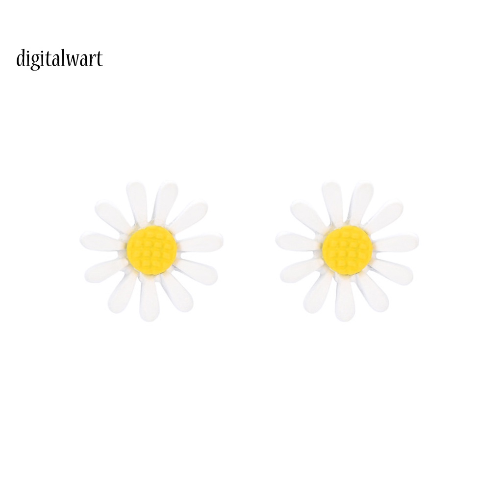 Kỹ Thuật Số| 1 Đôi Bông Tai Hợp Kim Hình Hoa Thời Trang Dành Cho Nữ