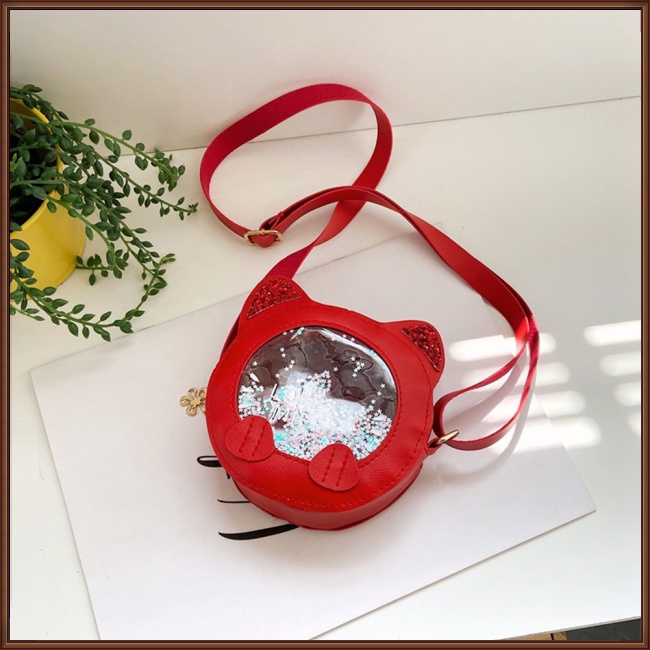 Túi Đeo Chéo Mini Họa Tiết Hoạt Hình Dễ Thương Cho Bé Gái