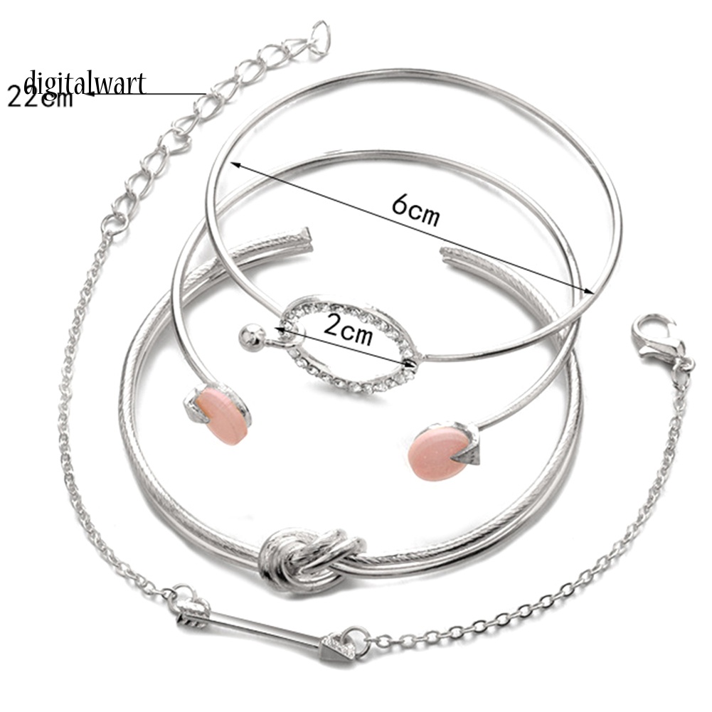 Kỹ Thuật Số| Set 4 Vòng Tay Cá Tính Cho Nữ