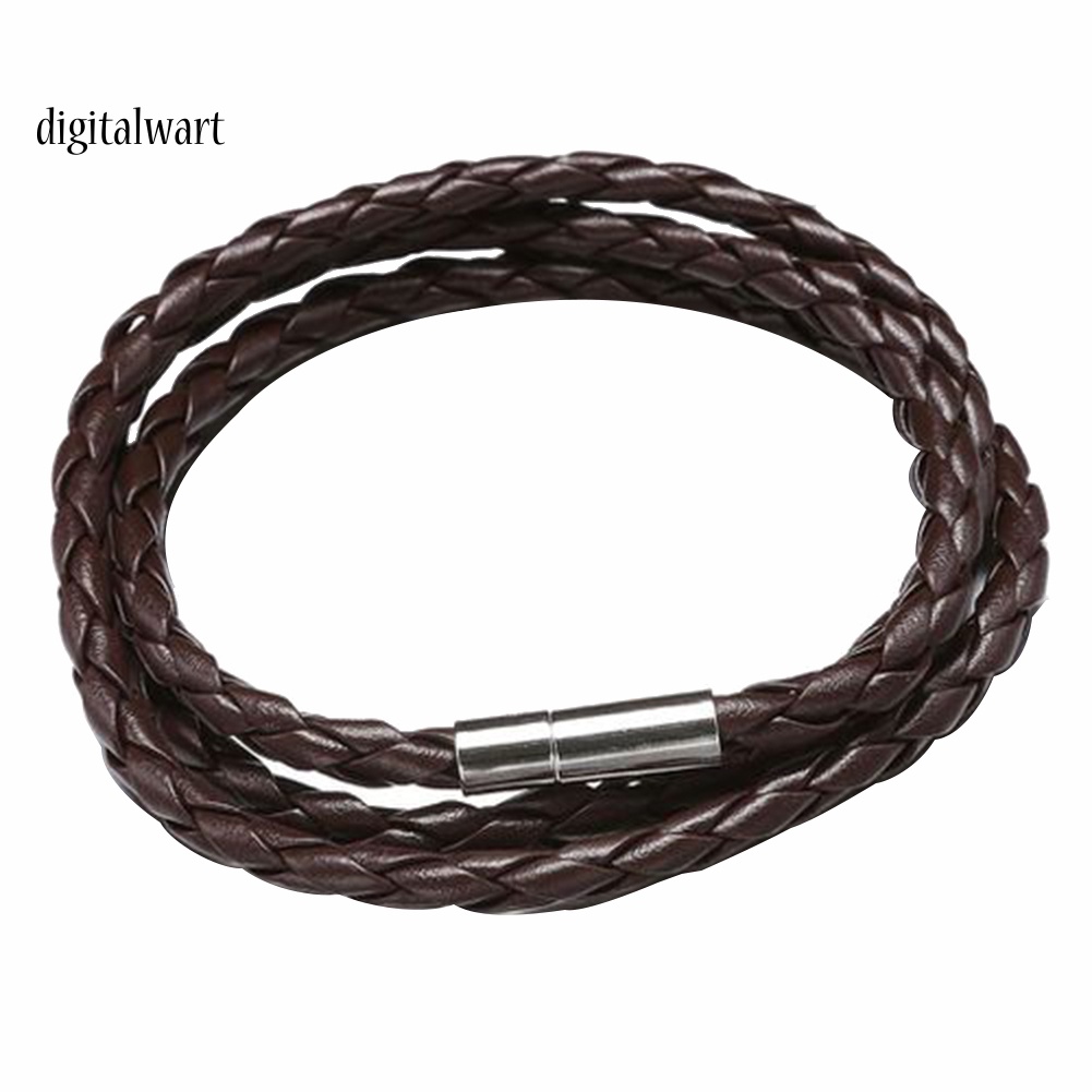 Kỹ Thuật Số| Vòng Tay Da Nhiều Sợi Phong Cách Vintage Cho Nam Và Nữ