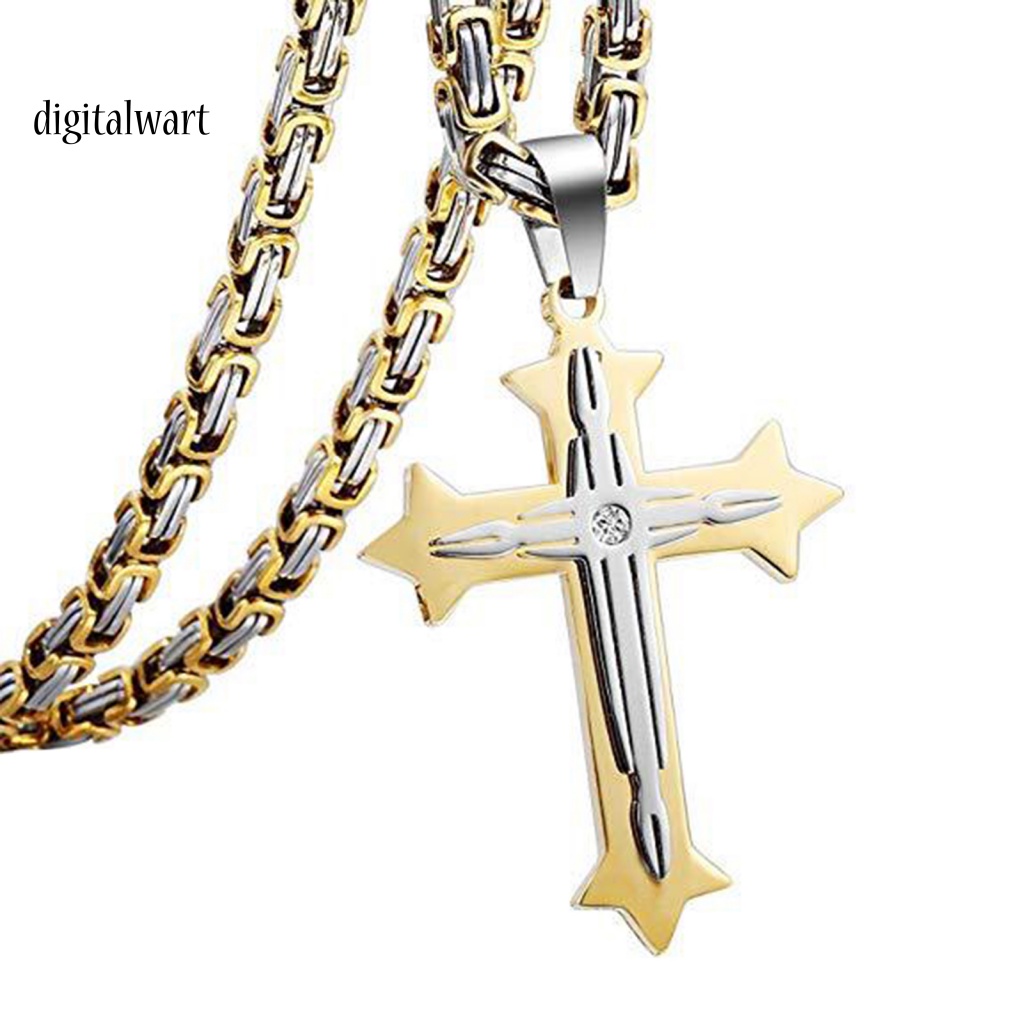 Kỹ Thuật Số| Vòng Cổ Choker Mặt Thánh Giá Màu Sắc Đơn Giản Phong Cách Cổ Điển