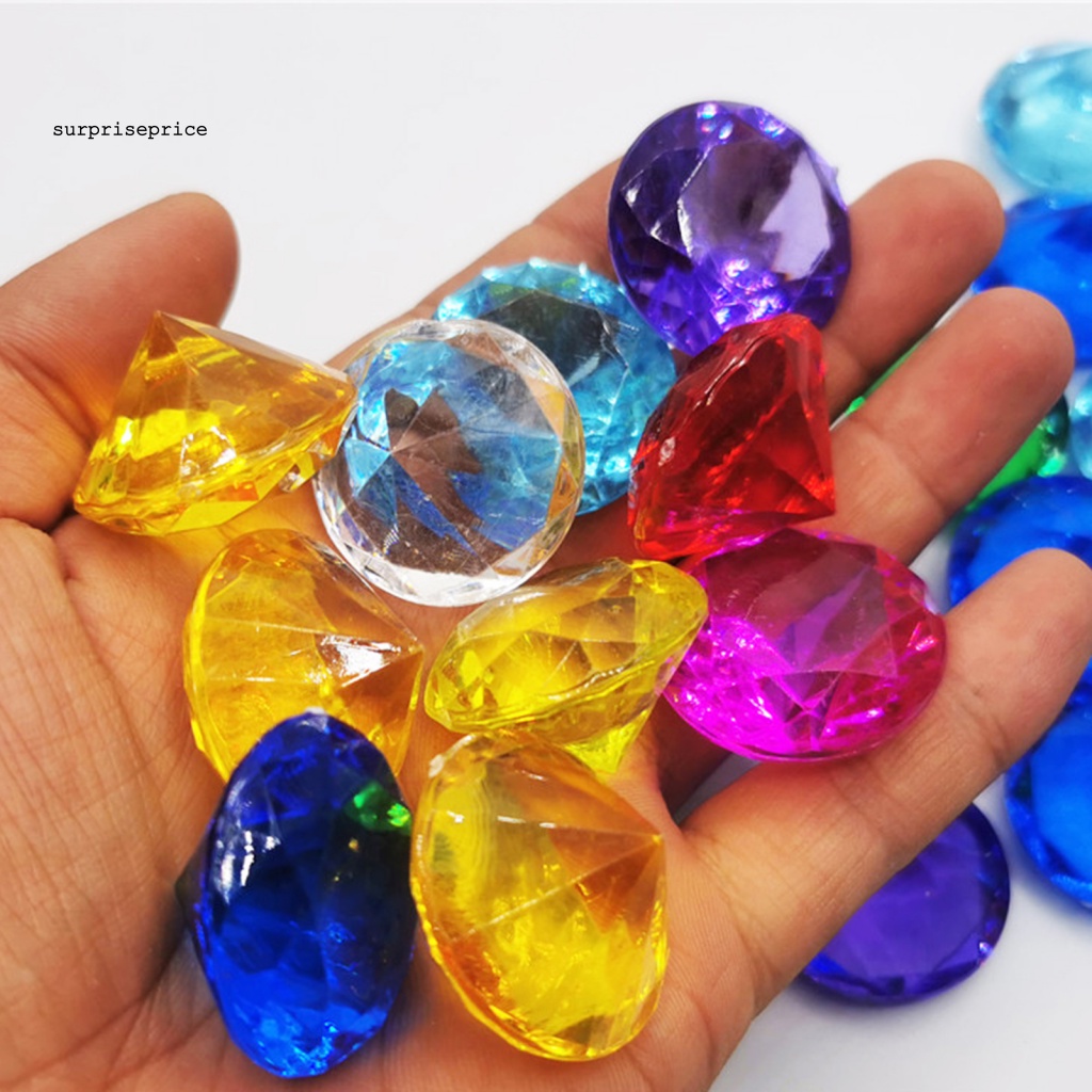 Túi 500g Hạt Kim Cương Giả Bằng Acrylic Dùng Làm Trang Sức