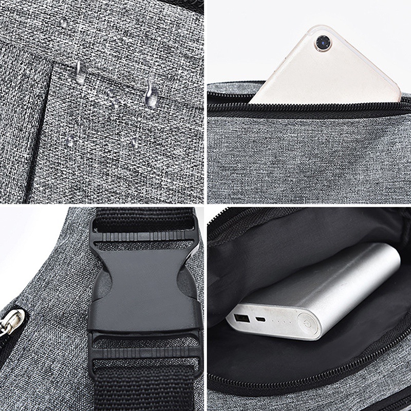 Ygt Túi Đeo Hông Vải Oxford Chống Thấm Nước Đựng Điện Thoại Tiện Dụng Khi Chạy Bộ