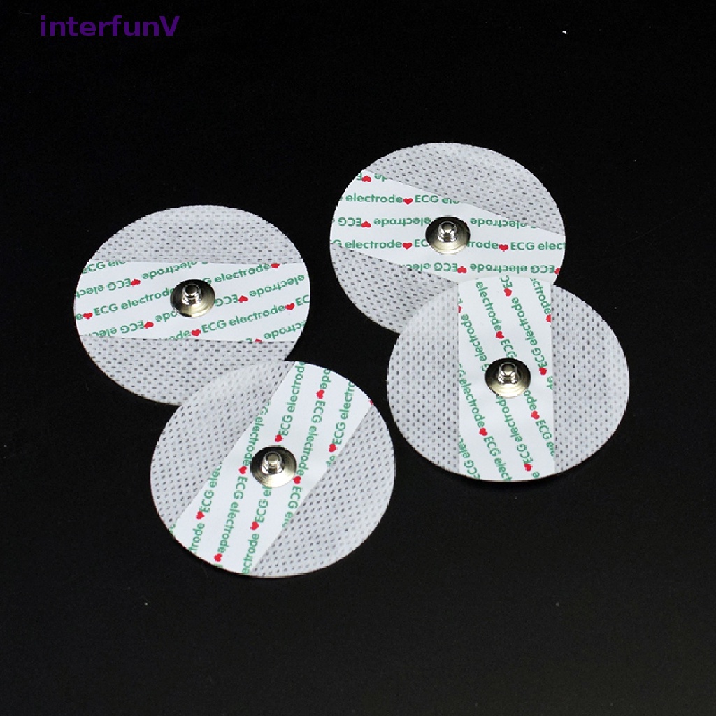 Bộ 50 Miếng Dán Điện Cực ECG Dùng Một Lần Bằng Vải Không Dệt