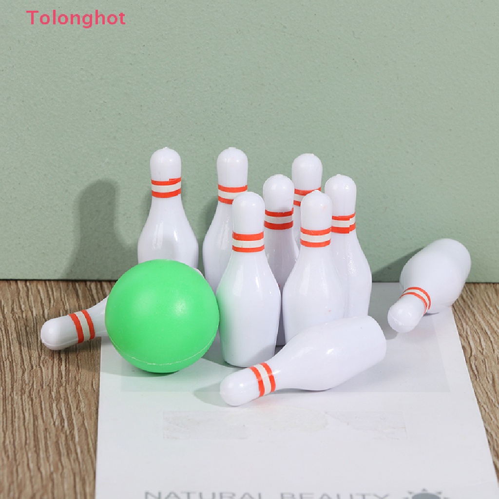 Bộ Đồ Chơi Bowling Mini Tỉ Lệ 1: 12 Dành Cho Nhà Búp Bê