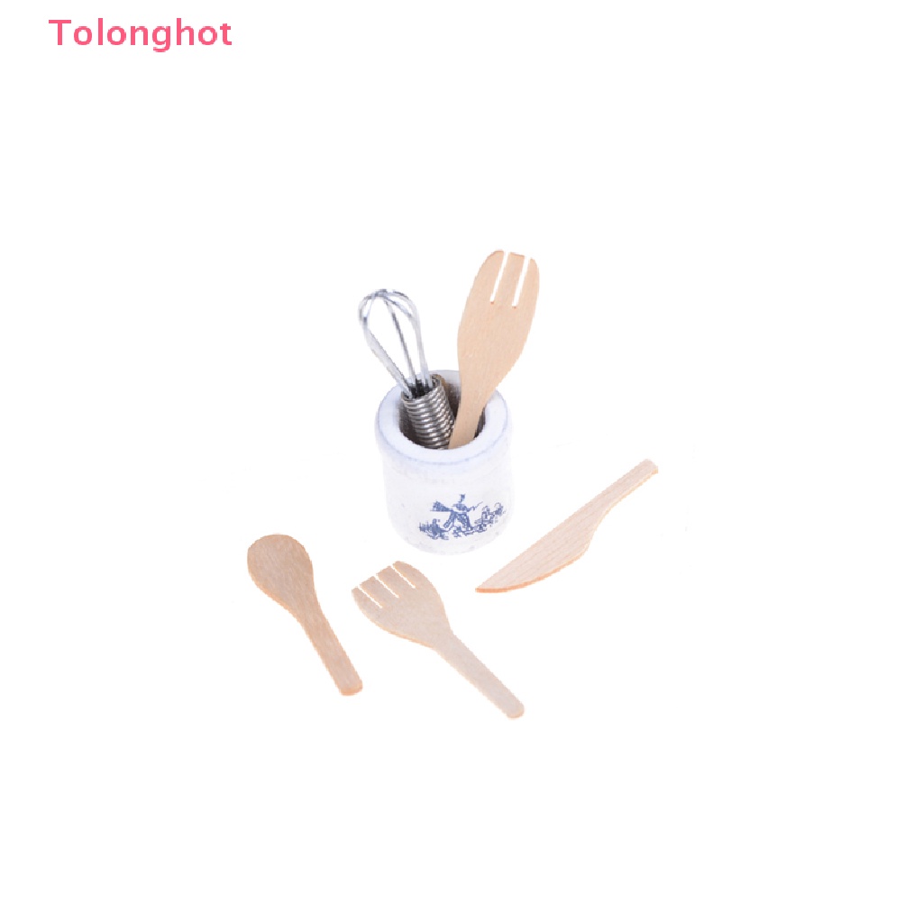 1 Bộ Đồ Dùng Nhà Bếp Trang Trí Nhà Búp Bê Tỉ Lệ 1 / 12