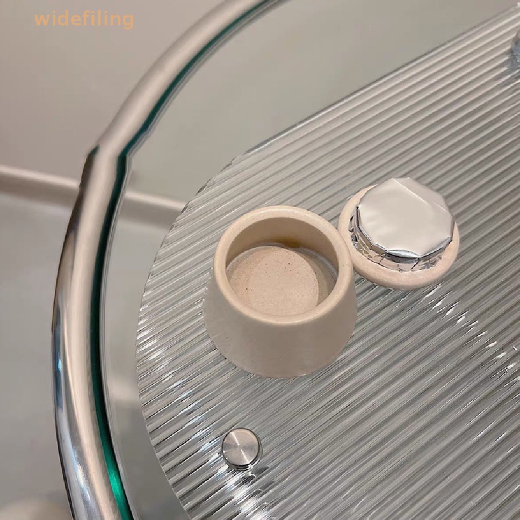 Cốc Sứ Dày Dặn Đựng Dung Dịch Tẩy Sơn Móng Có Nắp Đậy Tiện Dụng