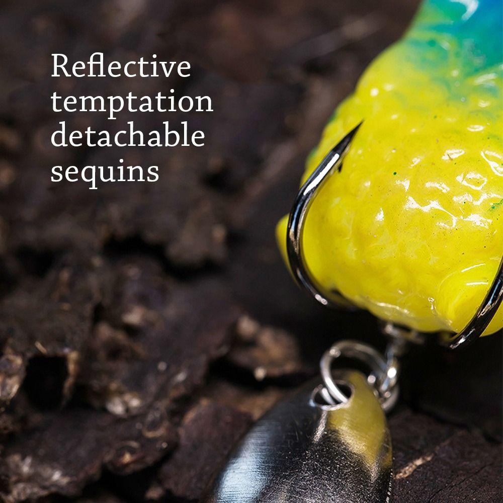 Mồi Câu Cá Giả Bằng Cao Su Hình Chú Ếch Độc Đáo