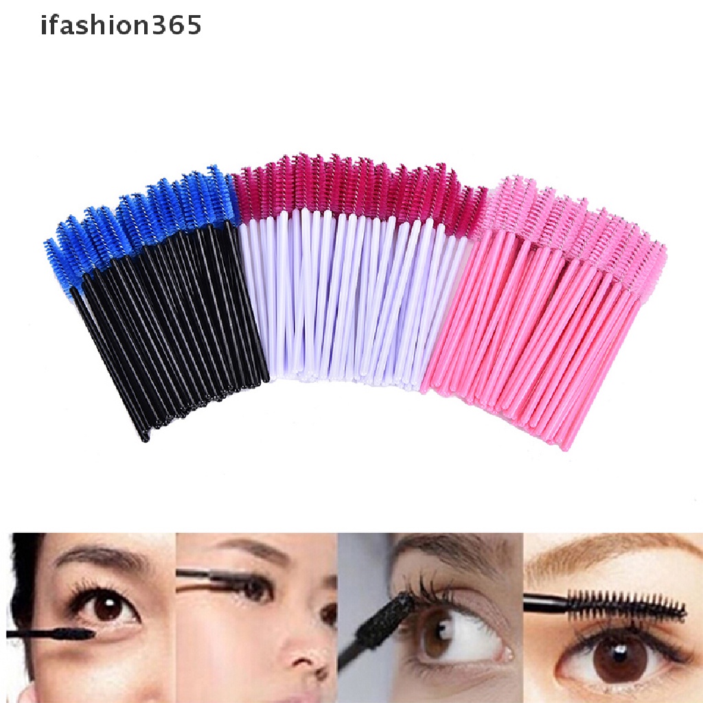 Set 50 Cọ Chuốt Mascara Trang Điểm Lông Mi Dùng Một Lần ifashion365