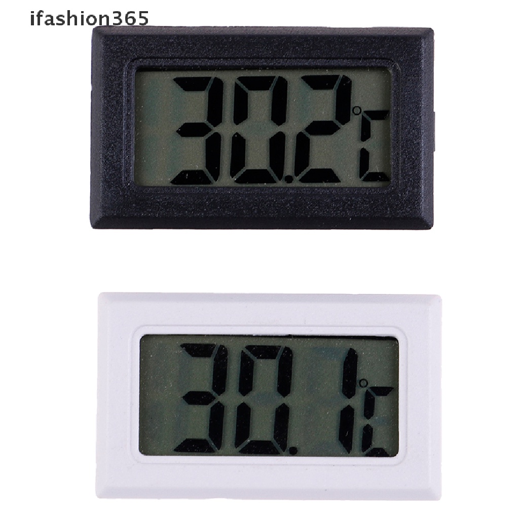 1 Máy Đo Nhiệt Độ / Độ Ẩm Màn Hình LCD Kỹ Thuật Số Mini Thời Trang ifashion365