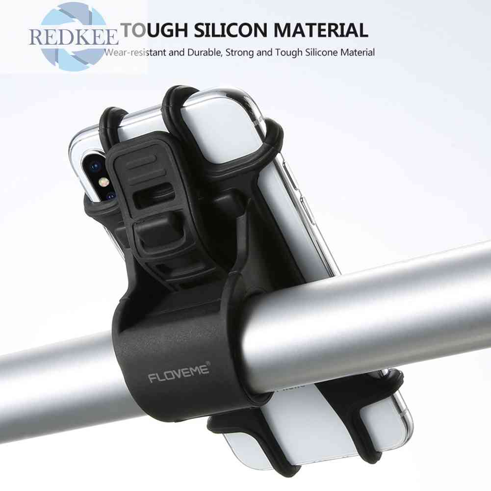 Floveme Giá Đỡ Điện Thoại Định Vị GPS 4-6.3 inch Gắn Tay Lái Xe Đạp