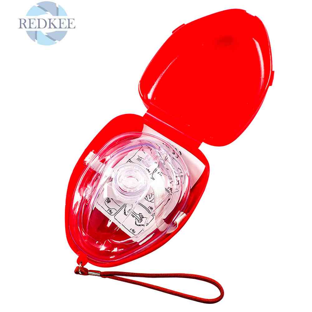 Mặt Nạ Thở CPR Có Van Thở Nhân Tạo Một Chiều Có Thể Tái Sử Dụng