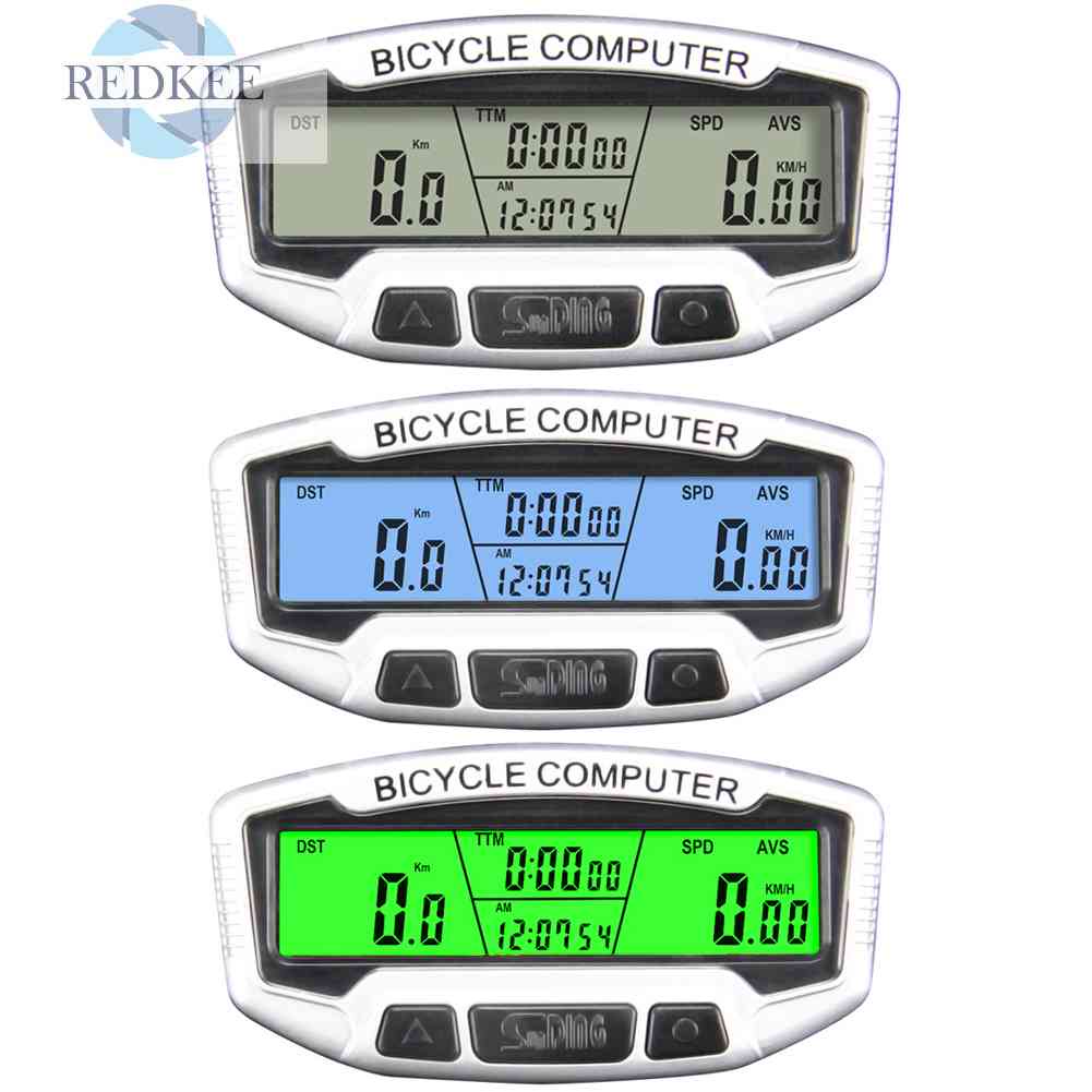 Đồng Hồ Đo Tốc Độ Có Màn Hình LCD Kỹ Thuật Số Dành Cho Xe Đạp