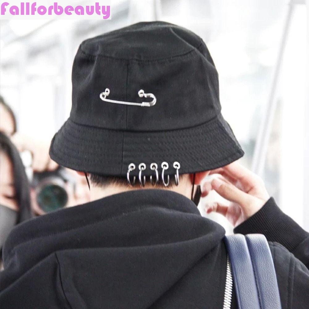 Mũ Bucket Vành Rộng Chất Liệu Cotton Phong Cách Hiphop Thời Trang Mùa Hè Cho Nữ