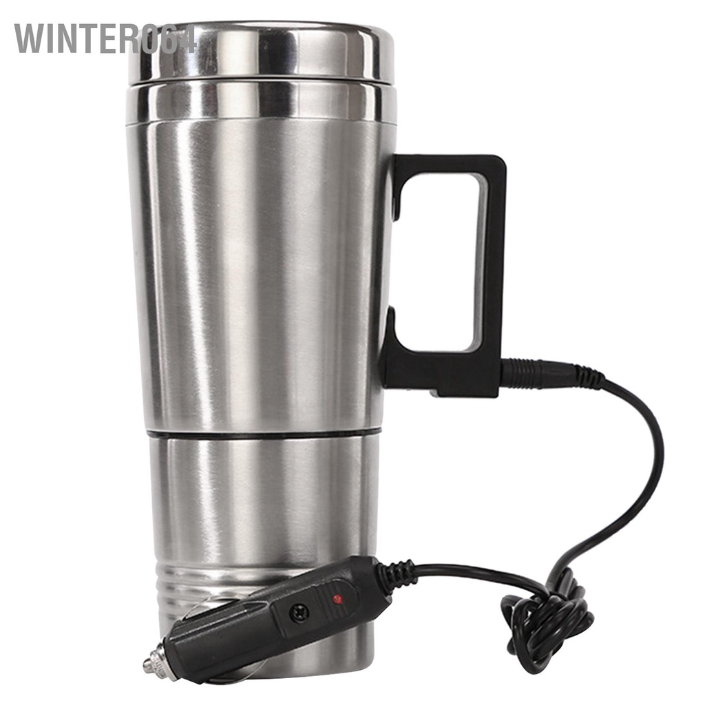 Winter064 Cốc Làm Nóng Ô Tô Công Suất Lớn Chống Rò Rỉ Bằng Thép Không Gỉ An Toàn Xe Điện Cách Nhiệt Cho Tải